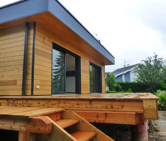 Extension maison ossature bois Vetraz Monthoux